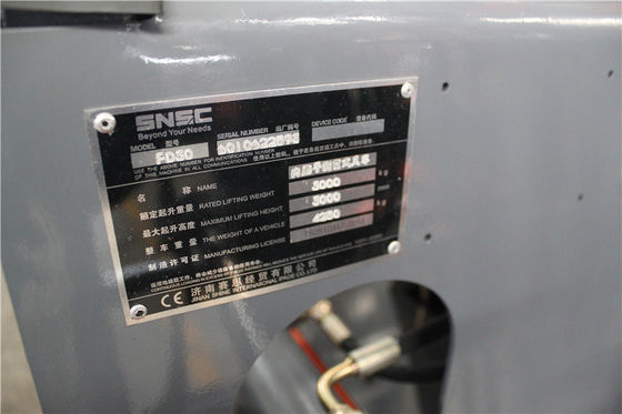 3.5T Kleine Diesel Vorklift Oranje Diesel Motor Vorklift Japan Isuzu Motor