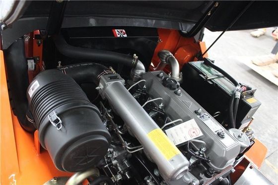 3.5T Kleine Diesel Vorklift Oranje Diesel Motor Vorklift Japan Isuzu Motor