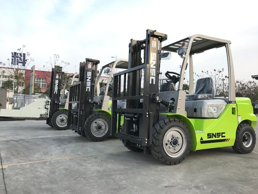 Groene vorklift Diesel 5 ton SNSC 4000 kg Belasting Diesel tegenwicht