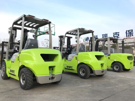 Groene vorklift Diesel 5 ton SNSC 4000 kg Belasting Diesel tegenwicht
