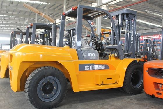 Op maat gemaakte 10 ton diesel vorkheftruck 3000 mm-6000 mm hefhoogte