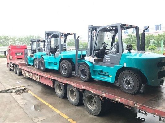 Op maat gemaakte 10 ton diesel vorkheftruck 3000 mm-6000 mm hefhoogte