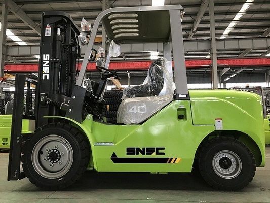 OEM 4 ton diesel vorkheftruck SNSC diesel vorkheftruck met 2 trappen mast
