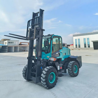 4x4 vorkheftruck 3,5 ton 5 ton 7 ton gearticuleerde vorkheftruck op ruw terrein