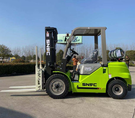Groene benzine LPG vorkheftruck 3000kgs LPG vorkheftruck te koop