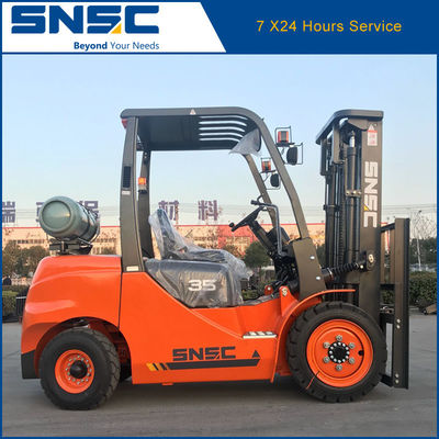 Japan NISSAN K25 Gasoline Vorklift SNSC LPG Counterbalance Vorklift
