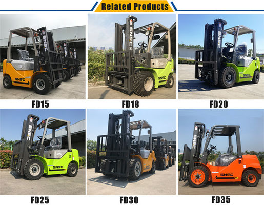 SNSC Vorkheftrucks met benzine