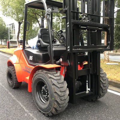 3.5 ton 4x4 vorklift klein ruw terrein vorklift FD35 dieselmotor