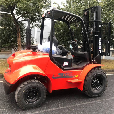 3.5 ton 4x4 vorklift klein ruw terrein vorklift FD35 dieselmotor