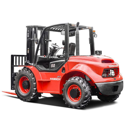 SNSC 5 Ton Rough Terrain Vorklift Fabrikanten 2WD 4WD 5000KGs Belasting