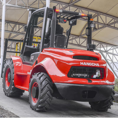 SNSC 5 Ton Rough Terrain Vorklift Fabrikanten 2WD 4WD 5000KGs Belasting