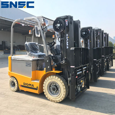 2.5ton Elektrische vorkheftrucks Lifttrucks SNSC Elektrische tegenbalans Vorkheftrucks