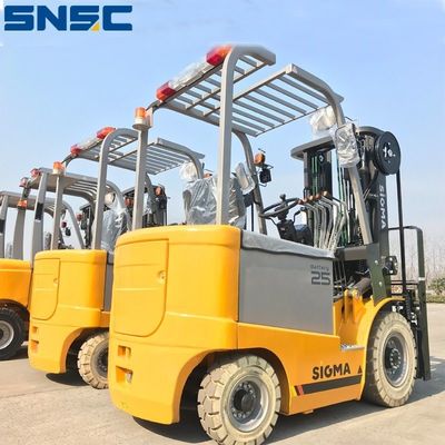 2.5ton Elektrische vorkheftrucks Lifttrucks SNSC Elektrische tegenbalans Vorkheftrucks