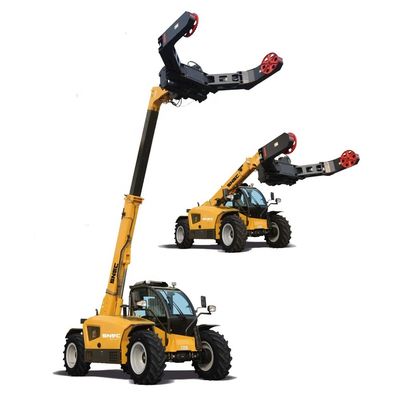 7m 8,5m 17m Teleskopische vorklift Telehandler 2WD 4WD Drive Uitgebreide boom vorklift
