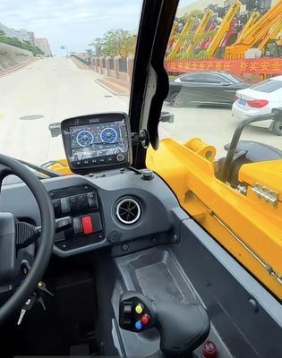 Vorkheftruck met articulerende telescopische handelaar 7 ton 7000 kg belasting Vorkheftruck met teleboom