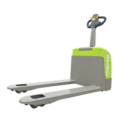 Lithiumbatterij aangedreven pallet jack 1,5 ton elektrische pallet truck groen
