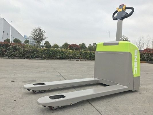 Lithiumbatterij aangedreven pallet jack 1,5 ton elektrische pallet truck groen
