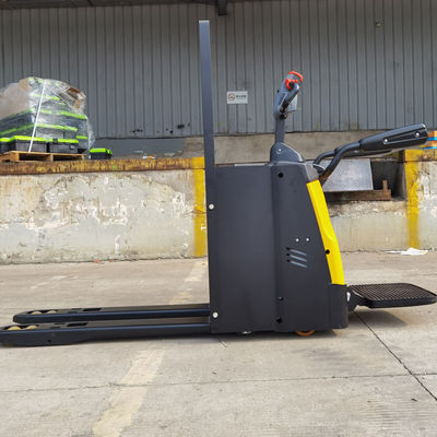 Kledingwinkels Elektrische pallet jack 600 mm laadcentrum gemotoriseerde pallet jack