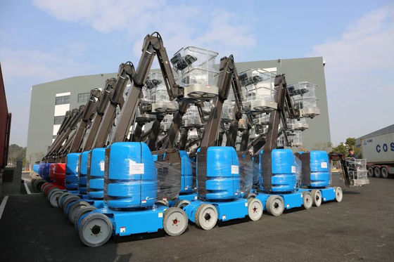 14m 16m 18m 20m telescopische boomliften zelfrijdende boomliften
