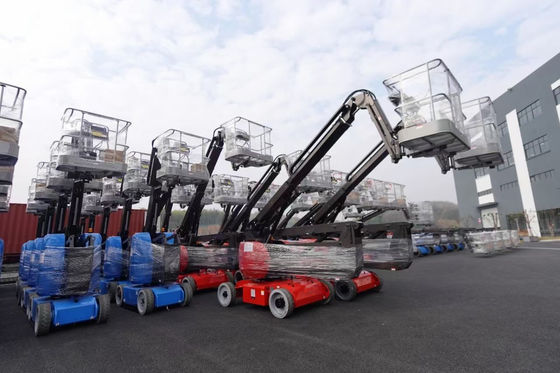 14m 16m 18m 20m telescopische boomliften zelfrijdende boomliften
