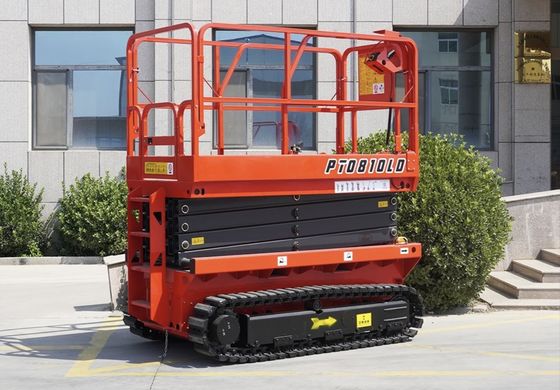 6m 8m 10m zelfrijdend elektrisch schaarheffen luchtwerkplatform 230kg belasting