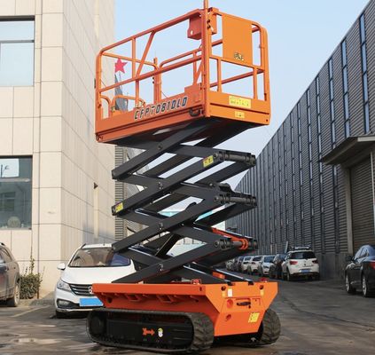 6m 8m 10m zelfrijdend elektrisch schaarheffen luchtwerkplatform 230kg belasting