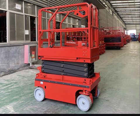 6m 8m 10m zelfrijdend elektrisch schaarheffen luchtwerkplatform 230kg belasting