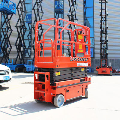 300 kg zelfrijdend elektrisch schaarslift OEM mobiel schaarsliftplatform